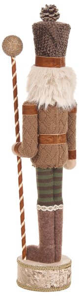 Sada 2 sošek KOLARI 68/91 cm Louskáček Hnědá