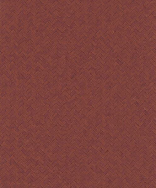 Vliesová tapeta na zeď, červená, imitace rohože, WIL302, The Texture Book, Masureel