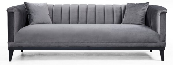 Hanah Home Třímístná pohovka Trendy 225 cm tmavě šedá