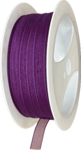 Stuha organzová Beauty Organdy – Royal Purple fialová 7mm x 5m (4,-Kč/m)