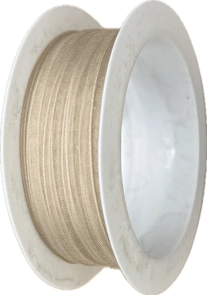 Stuha organzová Beauty Organdy – Champagne Beige béžová 7mm x 5m (4,-Kč/m)