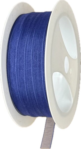 Stuha organzová Beauty Organdy – Royal Blue sytě modrá 7mm x 5m (4,-Kč/m)