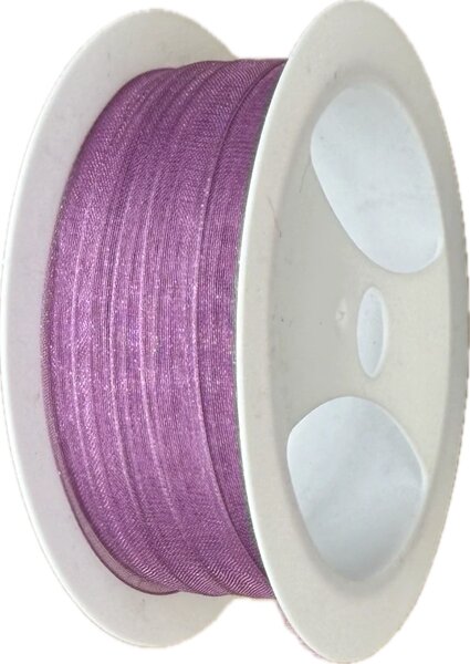Stuha organzová Beauty Organdy – Lavender Bloom levandulová 7mm x 5m (4,-Kč/m)