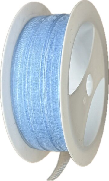Stuha organzová Beauty Organdy – Baby Blue světle modrá 7mm x 5m (4,-Kč/m)