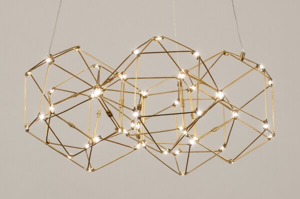 Závěsné LED svítidlo do obýváku Spectre Gold Platinum 47 (LMD)