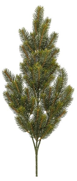 Umělý Vánoční chvojí - větvička 3D jehličí, 87cm