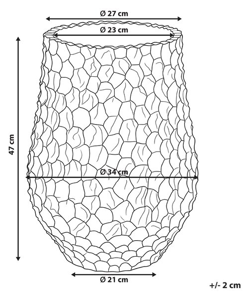 Květináč PILLERSEE 34 cm Bílá