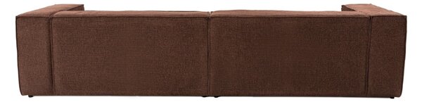 Hanah Home Čtyřmístná pohovka Lora 300 cm hnědá