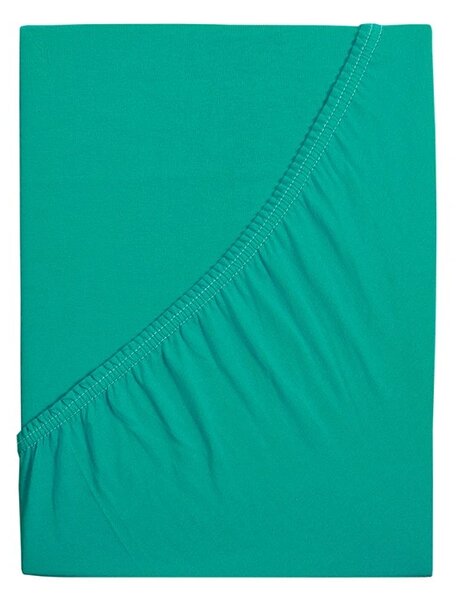 Jersey prostěradlo do dětské postýlky EXCLUSIVE tyrkysové 60 x 120 cm