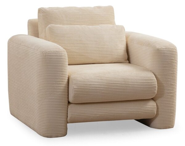 Hanah Home Designové křeslo Lily béžové