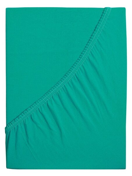 Jersey prostěradlo do dětské postýlky EXCLUSIVE tyrkysové 70 x 140 cm