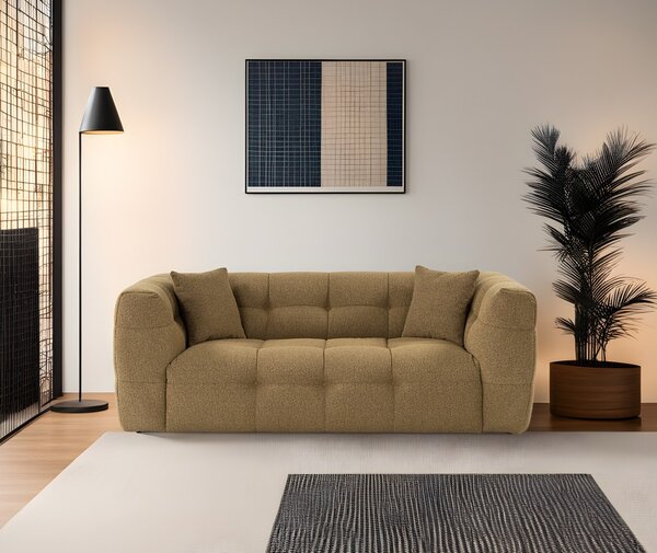 Hanah Home Dvoumístná pohovka Cady 195 cm khaki