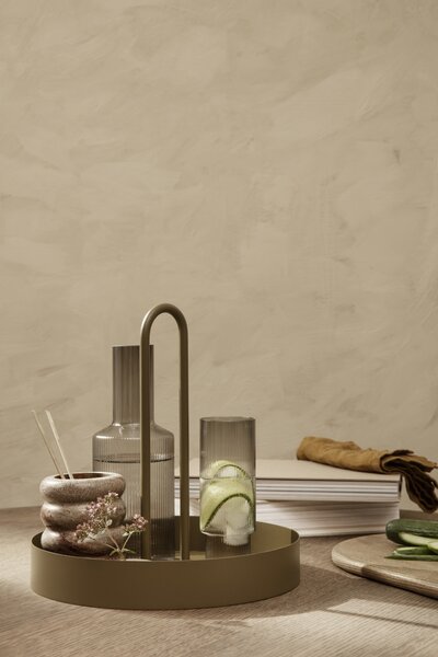 Skleničky Ripple Long Drink - 4 kusy "Smoked Grey" ferm LIVING