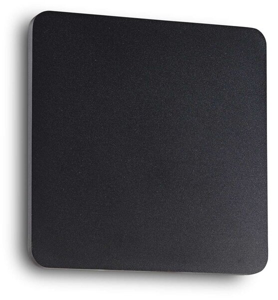 Ideal Lux Nástěnné svítidlo COVER AP D20 SQUARE NERO