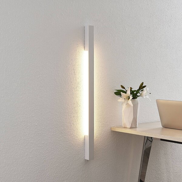 Arcchio Nástěnné svítidlo LED Ivano, 91 cm, bílá, hliník, Bílá / opál, Chodba, Hliník, Moderní