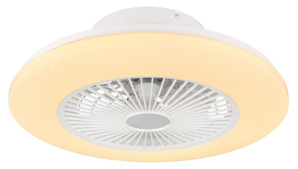 Globo 03628 - LED Stmívatelné stropní svítidlo s ventilátorem LED/30W/230V + DO