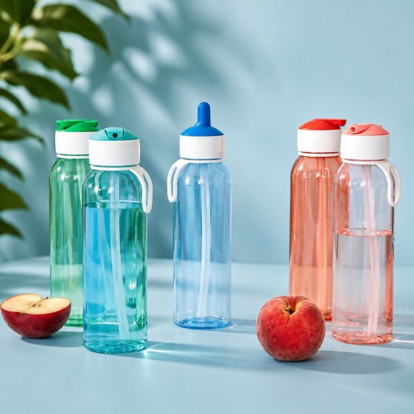 Láhev na vodu s vyklápěcím pítkem, 500ml, Mepal, modrá
