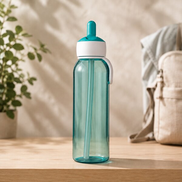 Láhev na vodu s vyklápěcím pítkem, 500ml, Mepal, tyrkysová