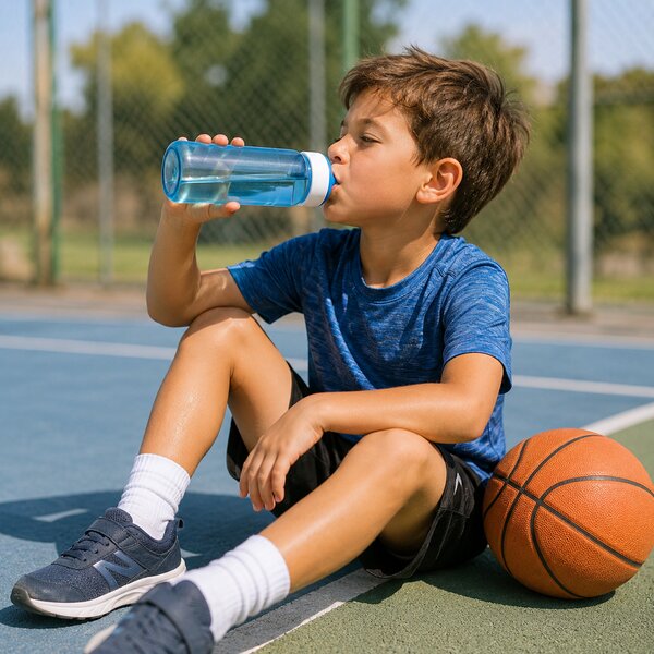 Láhev na vodu s vyklápěcím pítkem, 500ml, Mepal, modrá