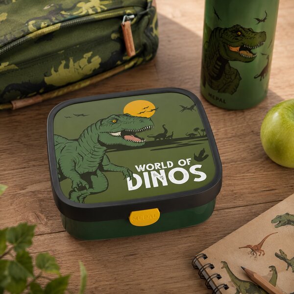 Dětský svačinový box Campus, 1,3l, Mepal, dinosaurus