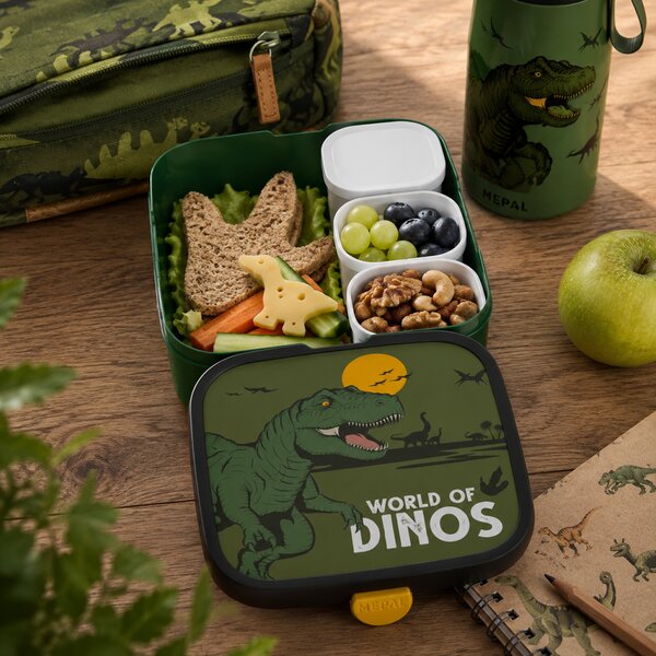 Dětský svačinový box Campus, 1,3l, Mepal, dinosaurus