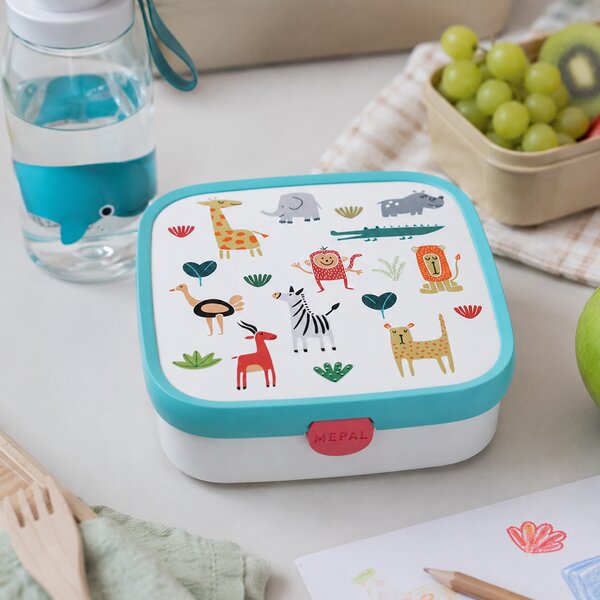 Dětský svačinový box Campus, 1,3l, Mepal, zvířátka