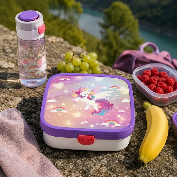 Dětský svačinový box Campus, 1,3l, Mepal, unicorn