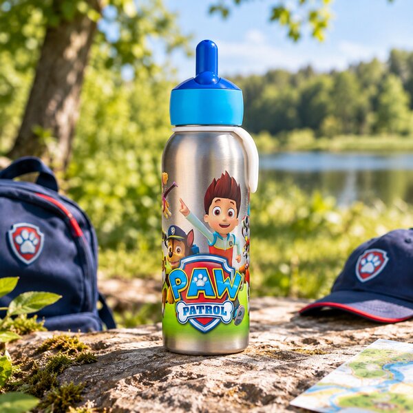 Dětská nerezová lahev, 350ml, Mepal, Tlapková Patrola