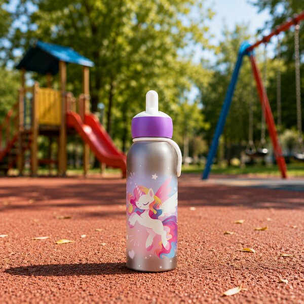 Dětská nerezová lahev, 350ml, Mepal, unicorn
