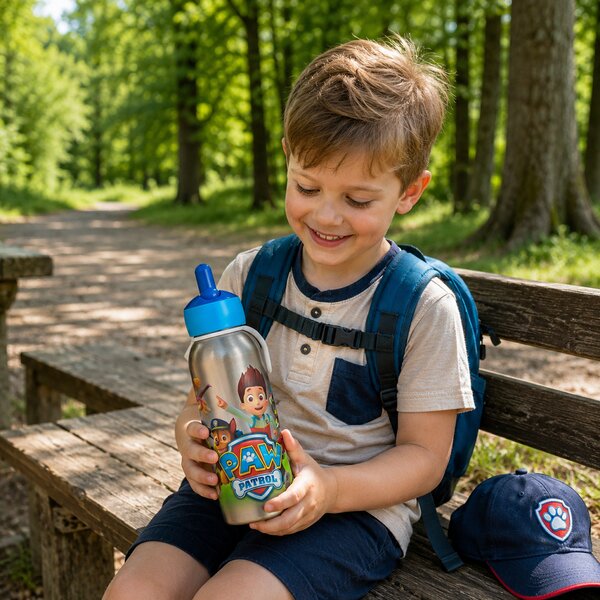 Dětská nerezová lahev, 350ml, Mepal, Tlapková Patrola