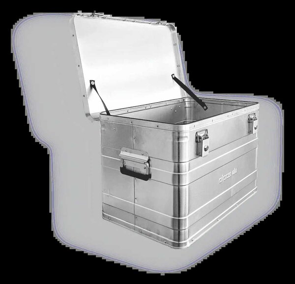 Přepravní hliníkový box Alpos 186 litrů B184 -0,8 mm