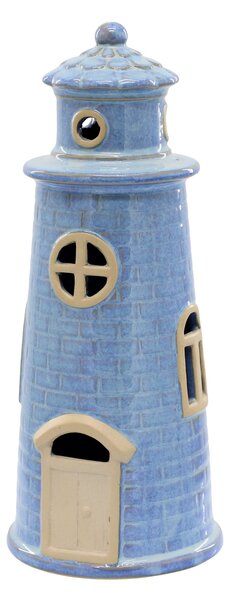 Svítící dekorace LED Lighthouse Opal Blue