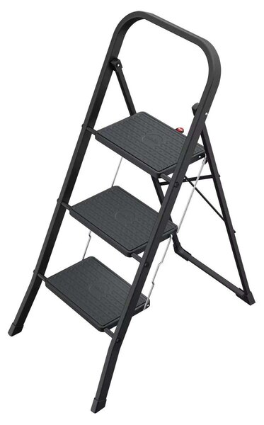 Ocelové schůdky Hailo K44 StandardLine 3 stupně, 4397-310