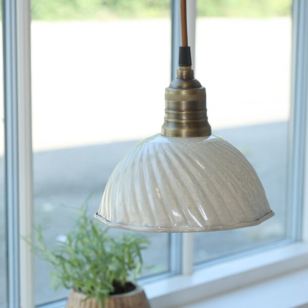 Stropní lampa Lunel Twisted Cream