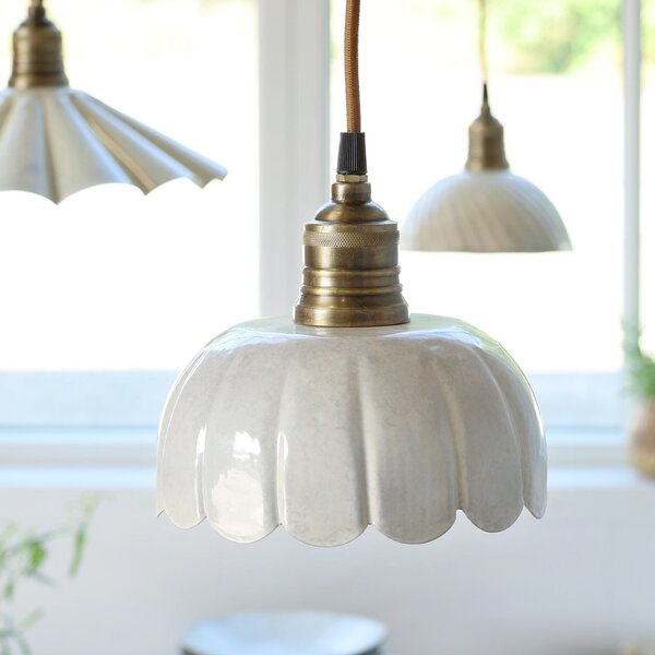 Stropní lampa Lunel Enamel Cream