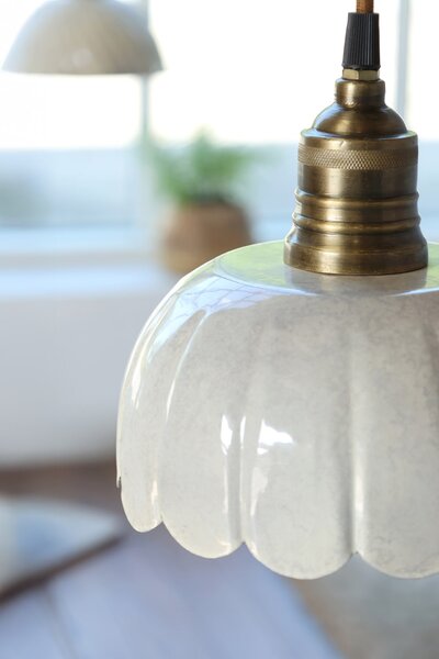 Stropní lampa Lunel Enamel Cream