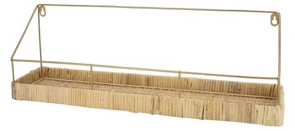 Kovová police s výpletem Wicker 55 cm
