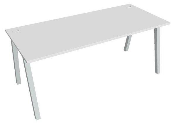 Kancelářský pracovní stůl USA 1800, bílá RAL 9016, deskaakát
