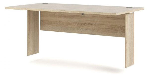 Kancelářský stůl Modulo 150 x 80 cm, dub sonoma / šedá