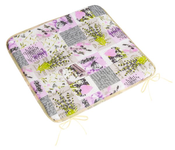 Bellatex Sedák Adéla hladký 40x40 cm Patchwork lila