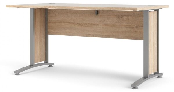 Kancelářský stůl Modulo 150 x 80 cm, dub sonoma / šedá