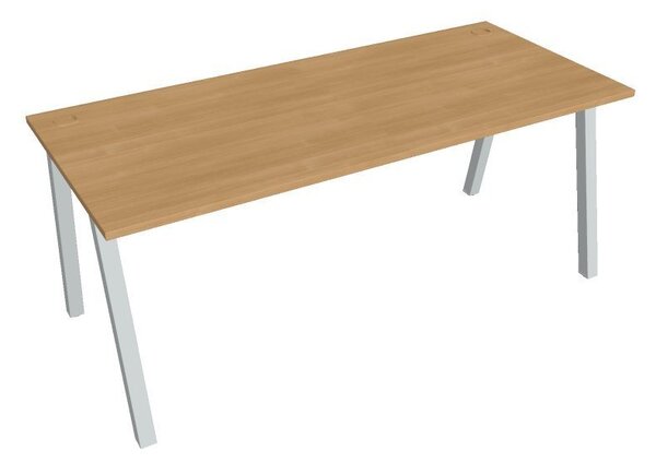 Kancelářský pracovní stůl USA 1800, bílá RAL 9016, deskaakát