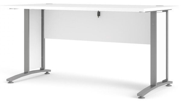 Kancelářský stůl Modulo 150 x 80 cm, bílá / šedá