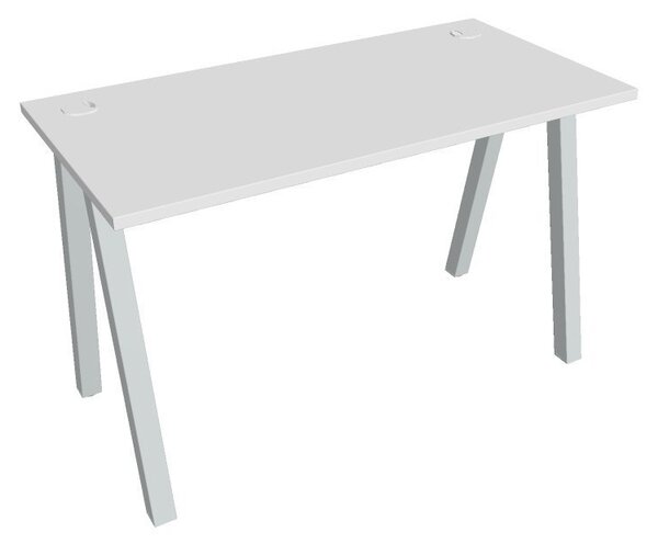 Kancelářský pracovní stůl UEA 1200, bílá RAL 9016, deskaakát