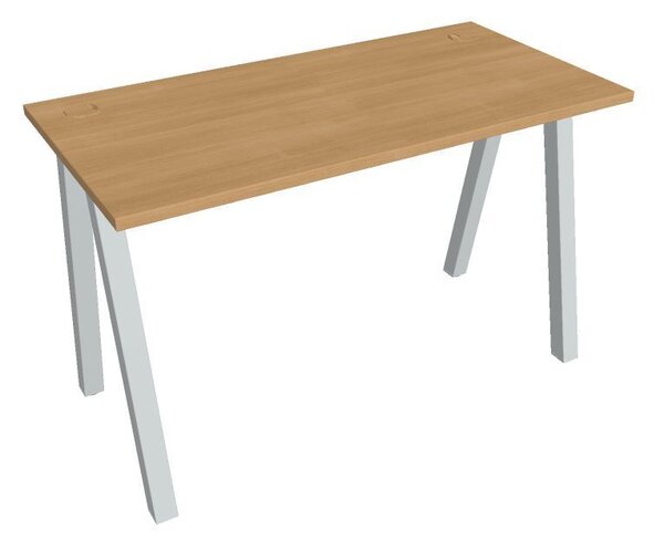 Kancelářský pracovní stůl UEA 1200, bílá RAL 9016, deskaakát