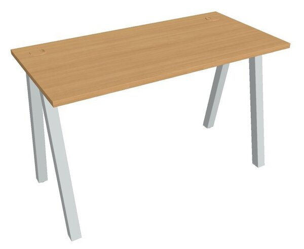 Kancelářský pracovní stůl UEA 1200, bílá RAL 9016, deskaakát