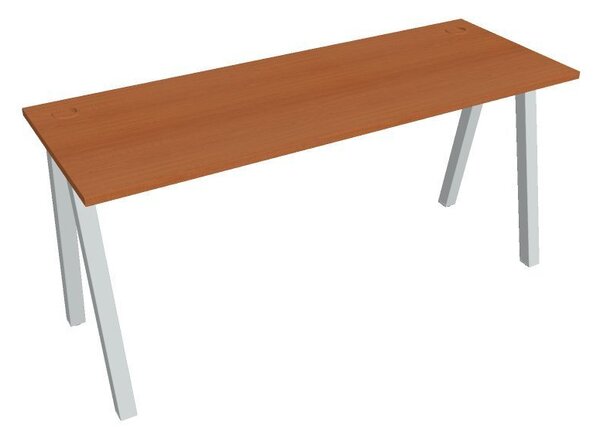 Kancelářský pracovní stůl UEA 1600, bílá RAL 9016, deskaakát