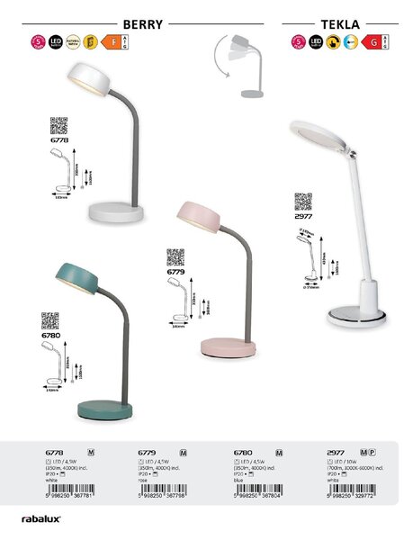 6778 LED Stolní lampa LED/4,5W/230V