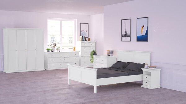 Komoda Provence V, bílá