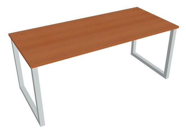 Kancelářský pracovní stůl USO 1800, bílá RAL 9016, deskaakát